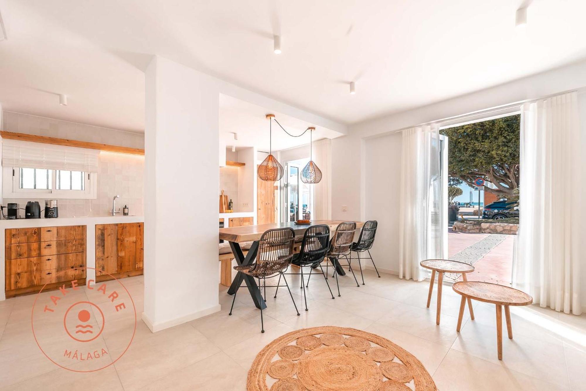 Luxury Beach House In El Palo! - Tcm Малага Экстерьер фото